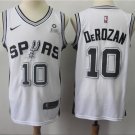 DeMar DeRozan #10 San Antonio Spurs Swingman Men's Jersey Statement Edition White Size S