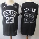 Michael Jordan #23 Paris Saint-Germain Men's Home Jersey Black Size L