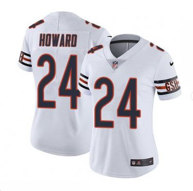 Jordan Howard #24 Chicago Bears Limited Player Jersey Women's White Size S