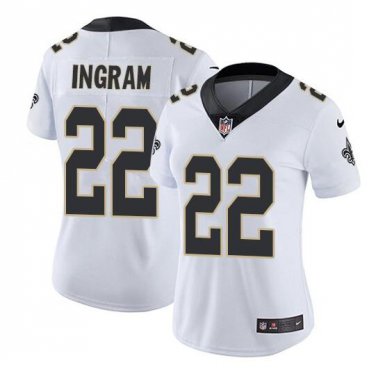 Mark Ingram #22 New Orleans Saints Limited Player Jersey Women's White Size XL
