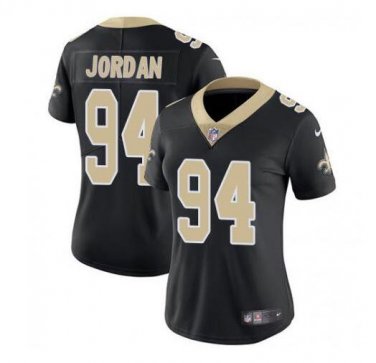 Cameron Jordan #94 New Orleans Saints Limited Player Jersey Women's Black Size L