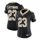 Marshon Lattimore #23 New Orleans Saints Limited Player Jersey Women's Black Size XL