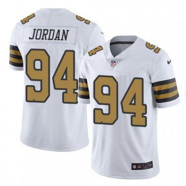Cameron Jordan #94 New Orleans Saints Color Rush Limited Player Jersey Men's White Size XXL