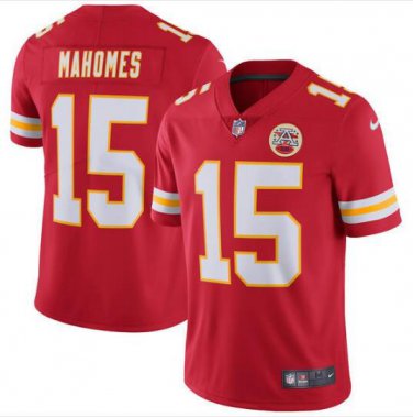 Patrick Mahomes #15 Kansas City Chiefs Limited Player Jersey Youth Red Size XL