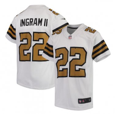 Mark Ingram II #22 New Orleans Saints Color Rush Limited Player Jersey Men's White Size XL
