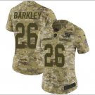 Saquon Barkley #26 New York Giants Salute to Service Limited Player Jersey Women's Camo Size L
