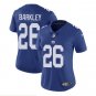 Saquon Barkley #26 New York Giants Limited Player Jersey Women's Royal Size XL
