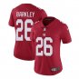 Saquon Barkley #26 New York Giants Limited Player Jersey Women's Red Size S