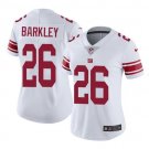 Saquon Barkley #26 New York Giants Limited Player Jersey Women's White red Size L