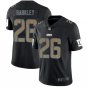 Saquon Barkley #26 New York Giants Limited Player Jersey Men's Black Hyphenation Size L