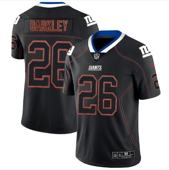 Saquon Barkley #26 New York Giants Limited Player Jersey Men's Black ...