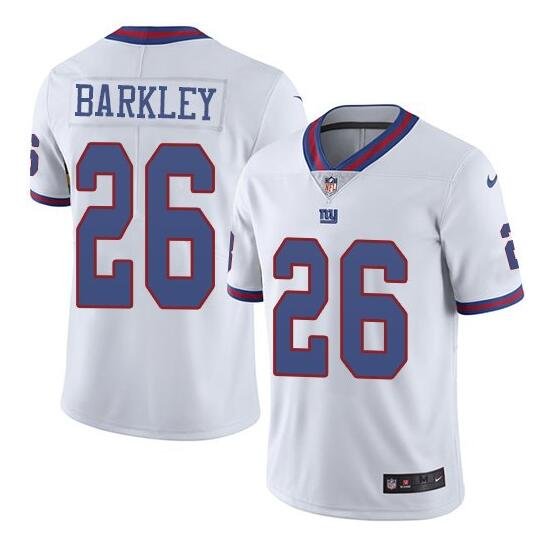 Saquon Barkley #26 New York Giants Color Rush Limited Player Jersey Men ...