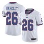 Saquon Barkley #26 New York Giants Color Rush Limited Player Jersey Men's White Size XL