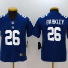 Saquon Barkley #26 New York Giants Team Color Limited Player Jersey Youth Royal Size L