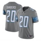 Barry Sanders #20 Detroit Lions Color Rush Limited Player Jersey Men's Steel Size S