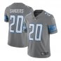 Barry Sanders #20 Detroit Lions Color Rush Limited Player Jersey Men's Steel Size XXL