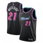 Hassan Whiteside #21 Miami Heat 2018/19 Swingman Men's Jersey City Edition Black Size M