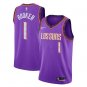 Devin Booker #1 Phoenix Suns 2018/19 Swingman Jersey City Edition Purple Size M