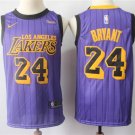 Kobe Bryant #24 Los Angeles Lakers 2018/19 Swingman Men's Jersey City Edition Purple Size XXL