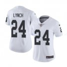 Marshawn Lynch #24 Oakland Raiders Limited Player Jersey Women's White Size XL