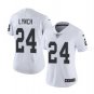 Marshawn Lynch #24 Oakland Raiders Limited Player Jersey Women's White Size XXL
