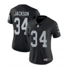 Bo Jackson #34 Oakland Raiders Limited Player Jersey Women's Black Size XXL