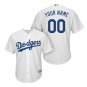 Custom Los Angeles Dodgers Cool Base Player Men's Jersey White Size M L XL XXL XXXL