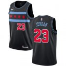 Michael Jordan #23 Chicago Bulls 2018/19 Swingman Jersey City Edition Black Size XXL