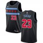 Michael Jordan #23 Chicago Bulls 2018/19 Swingman Jersey City Edition Black Size XXL