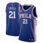 Joel Embiid #21 Philadelphia 76ers Swingman Jersey Men's Blue Icon Edition Size M
