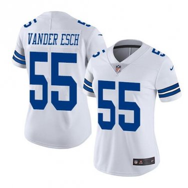 Leighton Vander Esch #55 Dallas Cowboys Limited Player Jersey Women's White Size M