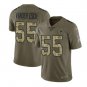 Leighton Vander Esch #55 Dallas Cowboys Salute to Service Limited Jersey Men's Olive Size XXXL