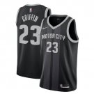Blake Griffin #23 Detroit Pistons 2018/19 Swingman Jersey City Edition Black Size S