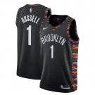 D'Angelo Russell #1 Brooklyn Nets 2018/19 Swingman Jersey City Edition Black Size XL