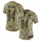 Antonio Brown #84 Pittsburgh Steelers Salute to Service Limited Player Jersey Women's Camo Size XL