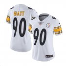 T.J Watt #90 Pittsburgh Steelers Limited Player Jersey Women's White Size XL