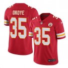 Christian Okoye #35 Kansas City Chiefs Limited Player Jersey Men's Red Size XXXL