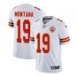 Joe Montana #19 Kansas City Chiefs Limited Player Jersey Men's White Size L