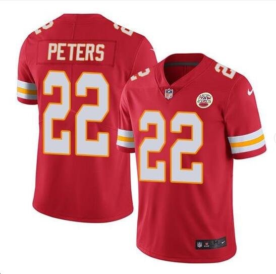Marcus Peters #22 Kansas City Chiefs Limited Player Jersey Men's Red Size L