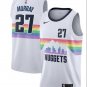 Jamal Murray #27 Denver Nuggets 2018/19 Swingman Men's Jersey City Edition White Size L
