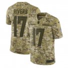 Philip Rivers #17 Los Angeles Chargers Salute to Service Limited Player Jersey Men's Camo Size XL