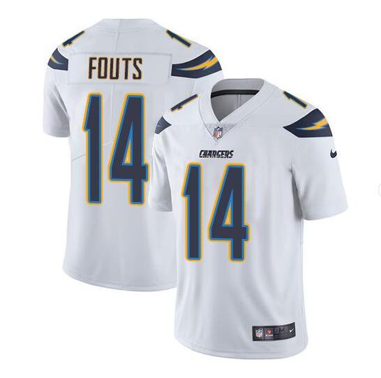 Dan Fouts #14 Los Angeles Chargers Limited Player Jersey Men's White Size M