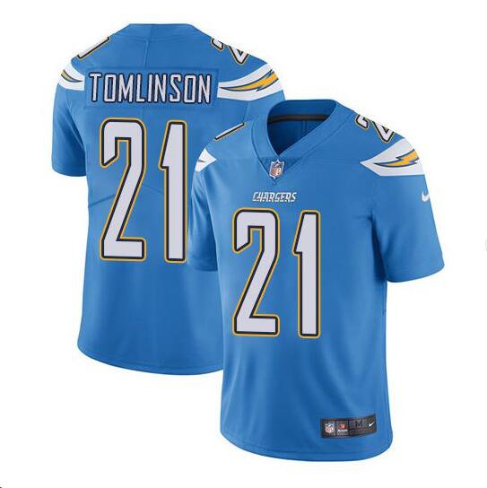 LaDainian Tomlinson #21 Los Angeles Chargers Limited Player Jersey Men ...