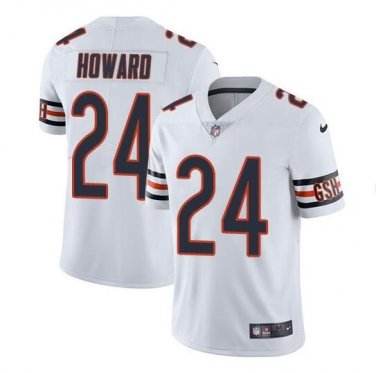 Jordan Howard #24 Chicago Bears Limited Player Jersey Men's White Size M