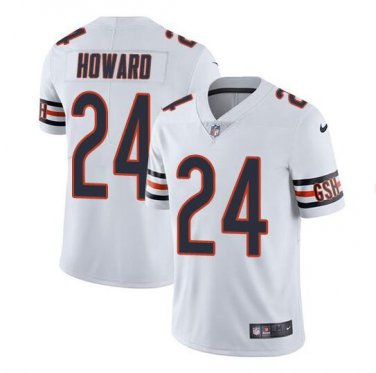 Jordan Howard #24 Chicago Bears Limited Player Jersey Men's White Size XXXL