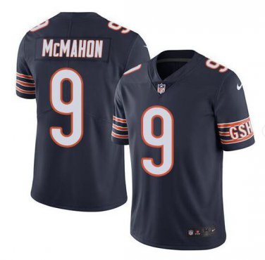 Jim McMahon #9 Chicago Bears Limited Player Jersey Men's Navy Size L