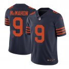 Jim McMahon #9 Chicago Bears Throwback Limited Player Jersey Men's Navy Size XL