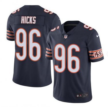 Akiem Hicks #96 Chicago Bears Limited Player Jersey Men's Navy Size XXL