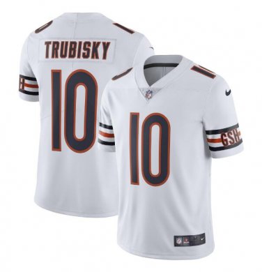 Mitchell Trubisky #10 Chicago Bears Limited Player Jersey Men's White Size XXL