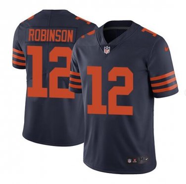 Allen Robinson #12 Chicago Bears Throwback Limited Player Jersey Men's Navy Size XXXL